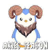 Zodiac Sign Penguin Sticker by Pudgy Penguins
