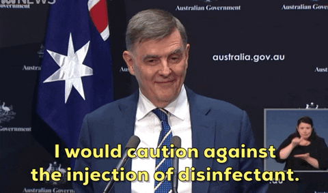 Australia Disinfectant GIF by GIPHY News