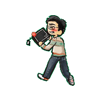 Achievement Hunter Garbo Sticker by Rooster Teeth