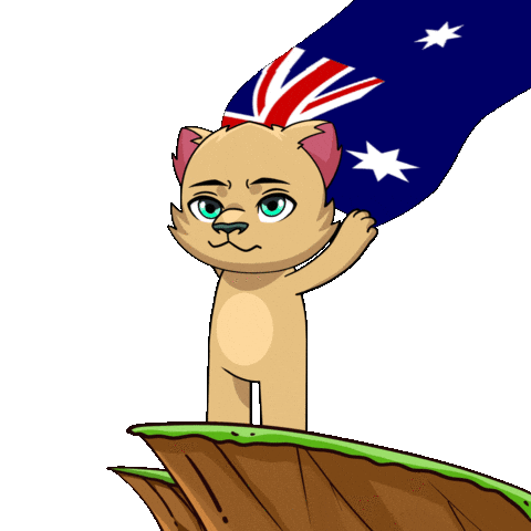 Oi Oi Oi Australia Sticker by Kabu