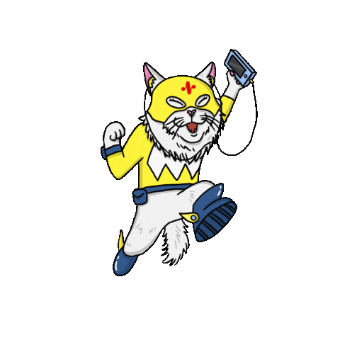 cisdi_communication power rangers kucing powerrangers wola Sticker