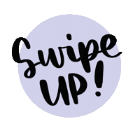 Swipeup Lettering Sticker