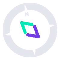 guia direcao guiamkt guia mkt bussula Sticker