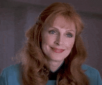 startrek smile star trek nod the next generation GIF