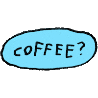 talking is hard coffee Sticker by Adam J. Kurtz