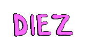 Diez Sticker by deladeso