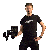RobinPiek-Videoproducties workout camera lifting feestnation Sticker