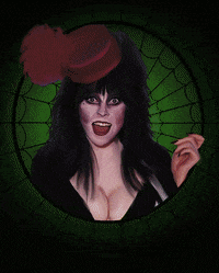 mistress of the dark animation GIF by octavioterol