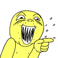 Happy Laughing Sticker