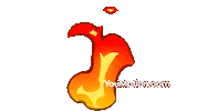 Animation Burning Sticker by youmotion.com
