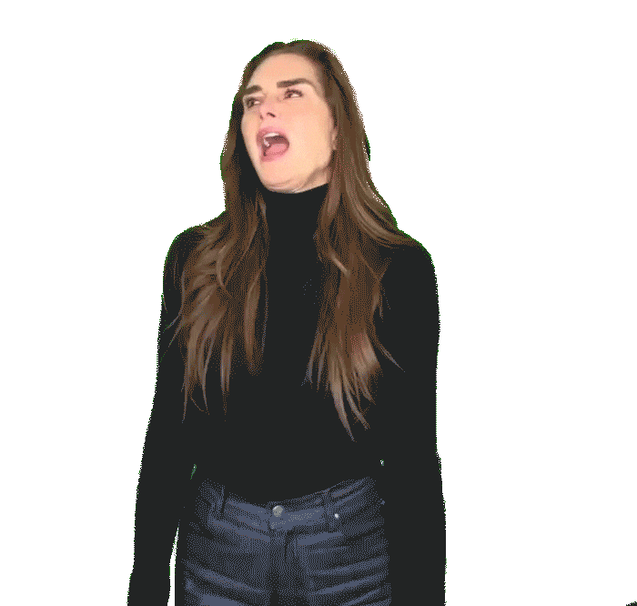 Blue Lagoon Yes Sticker by Brooke Shields