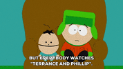 watching kyle broflovski GIF by South Park 