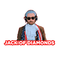Diamond Jack Drawing Sticker