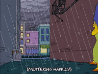 raining marge simpson GIF