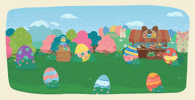 Easter Eggs Flower GIF by Studycat