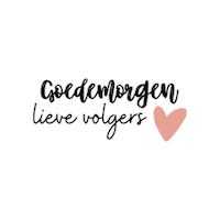 Good Morning Goedemorgen Sticker by Happy Crafting