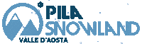 Logo Snow Sticker by Pila Aosta Valley
