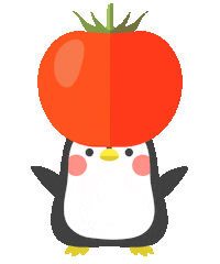 carbonwallet cute green penguin fruit Sticker