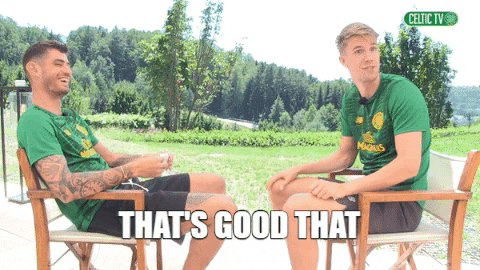 Scottish Football Laughing GIF by Celtic Football Club