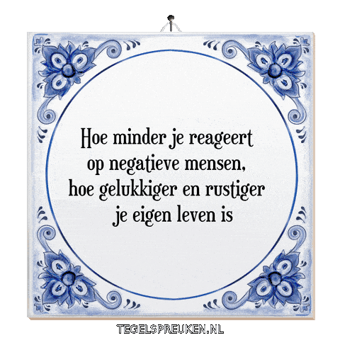 Humor Focus Sticker by Tegelspreuken.nl