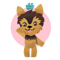 Happy Puppy Sticker