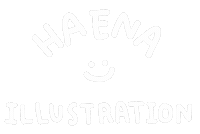 Haena0 Sticker by haenaillust