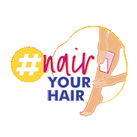 nairarabia wax shave hair removal nair Sticker