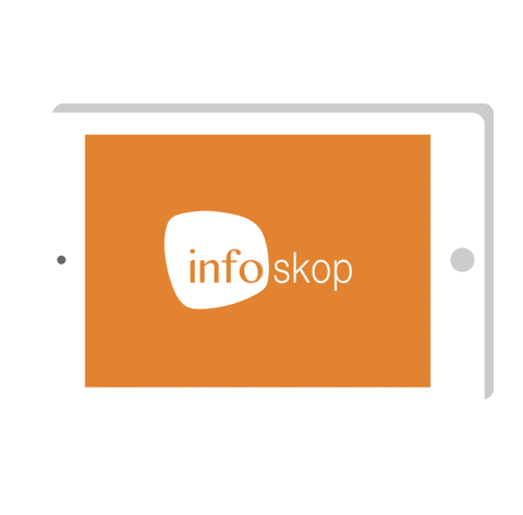 Infoskop Sticker by synMedico GmbH