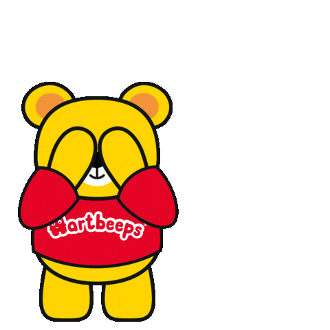 Bear Sticker by Hartbeeps
