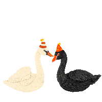 camphollow love swan camphollow iyin and yang Sticker