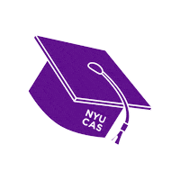 casnyu graduation nyu nyucas nyu graduation Sticker