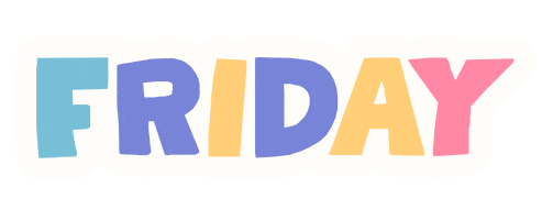 Friday Sticker by Sixtwo Pilates & Yoga