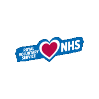 RoyalVolService volunteering nhs birthday love volunteering nhs75 Sticker
