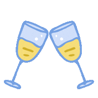 Happy New Year Party Sticker