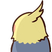 Bird What Sticker by MG