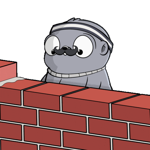 Brick By Brick House Sticker by Fugz Official