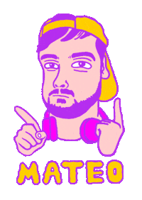 Party Mateo Sticker by Cosas Chotas