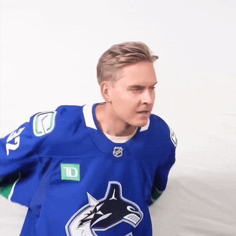 Pump Up Sport GIF by Vancouver Canucks