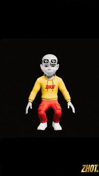 Digital Art Dancing GIF by Zhot