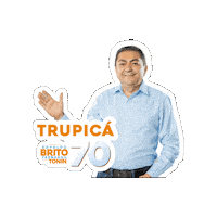 souedvaldobrito prefeito 70 brito edvaldo Sticker