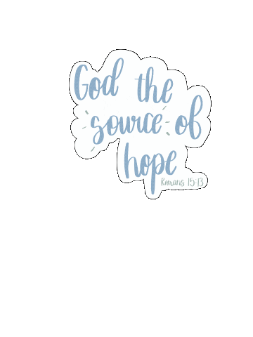 Jesus Hope Sticker by Lane Of Roses