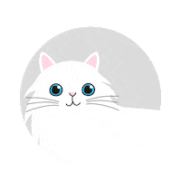 Cat Sticker by Hercosul