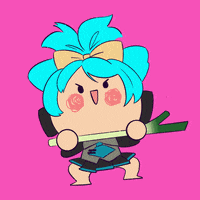 Dabilyn18 excited lets go chaos vocaloid GIF