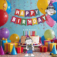 Happy Birthday GIF by Zhot