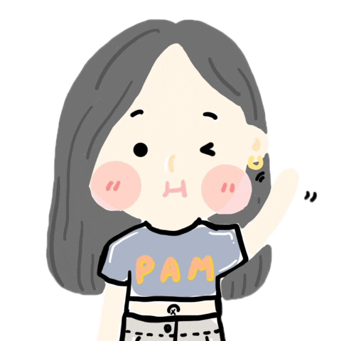 about_pammm giphyupload hello hi pam Sticker