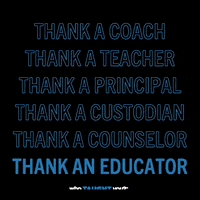 Teacher Appreciation Thank You GIF by Who Taught You