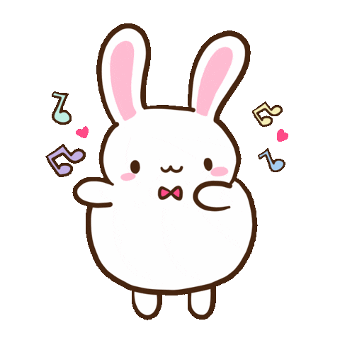 Happy Dance Sticker by Bunny