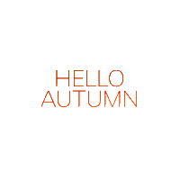 Otoño Hello Autumn Sticker by Ishmael Arias Pinto