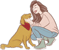 Dog Love Sticker by Bohoswing