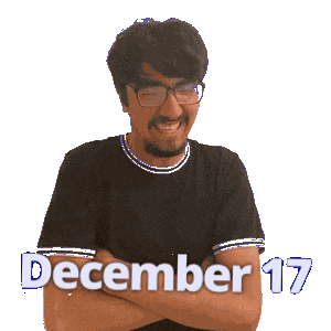 December Dec 17 Sticker
